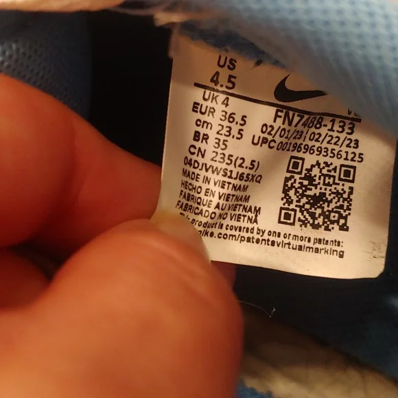 Nike Dunk Low Athletic Department University Blue - Picture 9 of 11